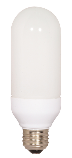 Product image for Satco S7309 15 Watt; Bullet Compact Fluorescent; 5000K; 82 CRI; Medium base; 120 Volt