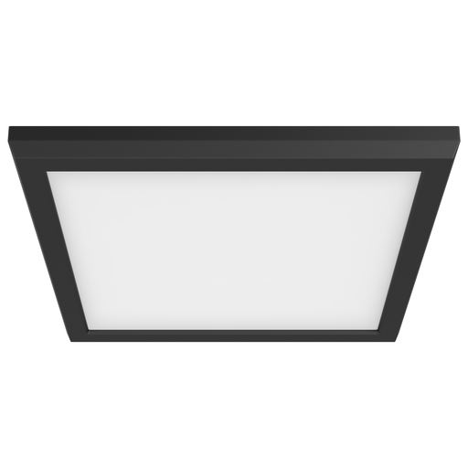 Product image for Satco|Nuvo 62-1725 BLINK® PRO 9" Square LED Surface Mount Downlight, 13W 120V, 1032-1150 Lumens, 5 CCT Selectable 2700K to 5000K, Black Finish