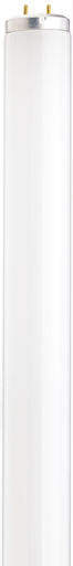Product image for Satco S6667 30 Watt; T12; Fluorescent; 6250K Daylight; 94 CRI; Medium Bi Pin base