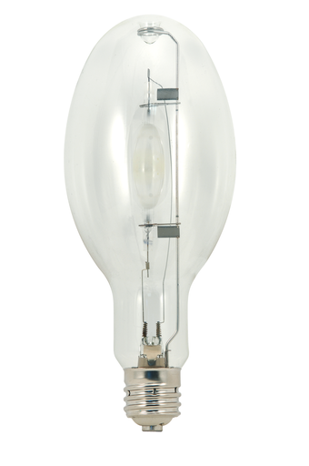 Product image for Satco S5824 175 Watt; Metal Halide HID; Mogul base; ED28; Clear; 65 CRI; 4200K