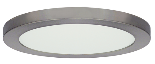 S29651 - 25 watt - 13" Flush Mount LED Fixture - 3000K - Round Shape - Brushed Nickel Finish - 120 volts