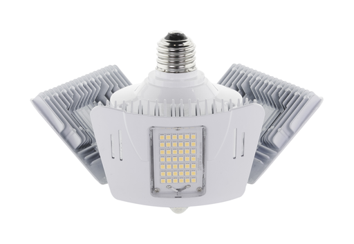 Product image for Satco S13119 60 Watt LED Motion Sensor Utility Light 4000K; Medium base; Adjustable Beam Angle; 100-277 Volt