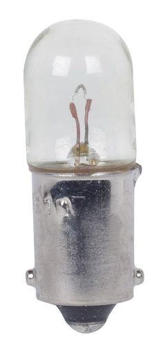 Product image for Satco S7072 2.52 Watt miniature; T3 1/4; 3000 Average rated hours; Miniature Bayonet base; 6.3 Volt