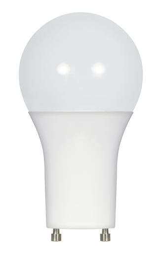 Product image for Satco S29804 11 Watt; A19 LED; 4000K; GU24 base; 220 deg. Beam Angle; 120 Volt