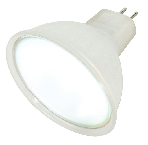 Product image for Satco S4356 50W Halogen; MR16; 2000 Average rated hours; 765 Lumens; Miniature 2 Pin Round base; 12 Volt