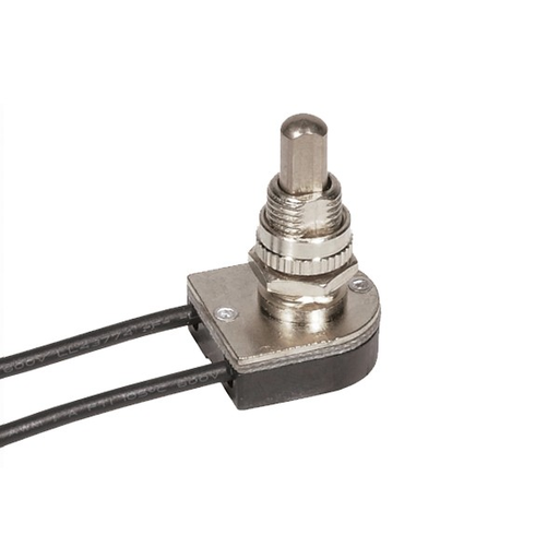 Product image for SAT 80/1127 NKL FIN PUSH SWITCH 5/8" SHANK
