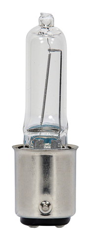 Product image for Satco S4493 40 Watt; Halogen / Excel; T3; Clear; 3000 Average rated hours; 560 Lumens; DC Bay base; 120 Volt