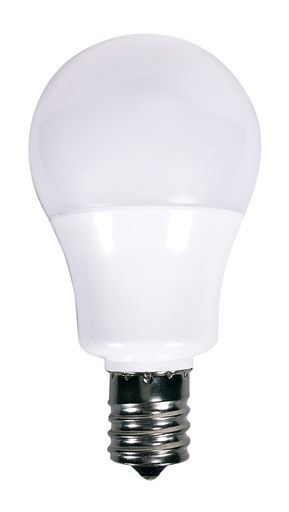 Product image for Satco S9065 5.5 Watt; A15 LED; 3000K; E17 Intermediate base; 230 deg. Beam Angle; 120 Volt