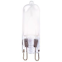 Satco S4649 60 Watt; Halogen; T4; Frosted; 2000 Average rated hours; 738 Lumens; Double Loop base; 120 Volt