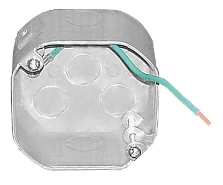 Product image for Garvin 54151-FANNBWP 4" Octagon Ceiling Fan Box, 1-1/2" Deep, Drawn Steel, Weatherproof