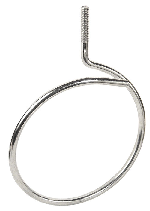 Product image for Garvin BR-400 Bridle Ring 4" Loop 1/4-20 Machine Screw Threaded Leg