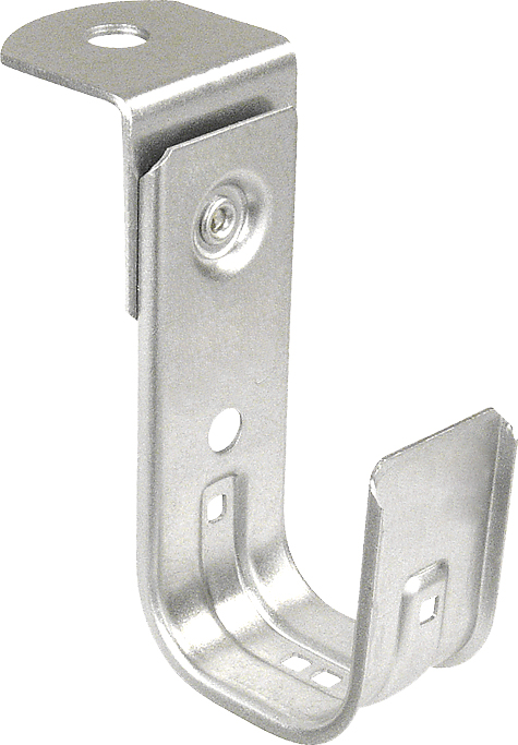 Product image for Garvin JHK-32-AB 2" Cable Support J-Hook w/ Angle Bracket Attachment