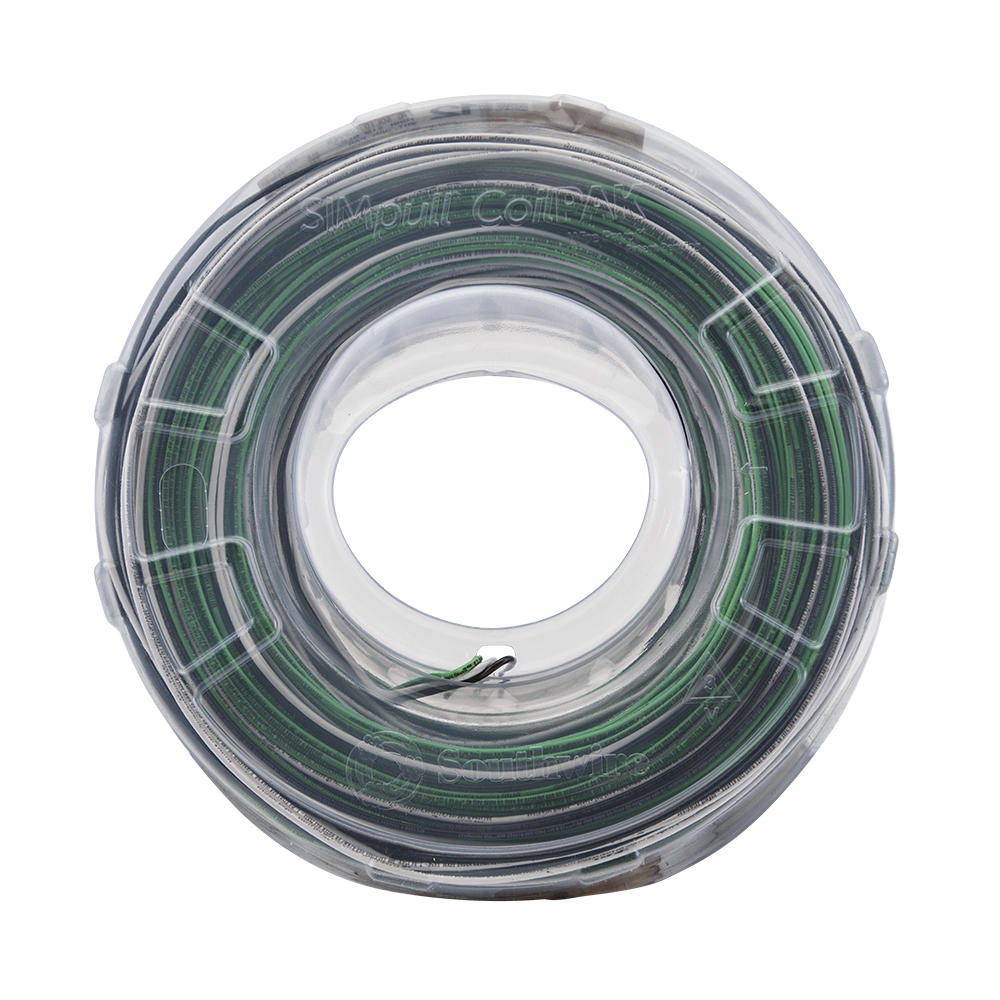 Product image for Southwire 58389703 THHN #12 3-Conductor Parallel Solid Copper (BLACK, WHITE, GREEN) Wire (350ft SIMpull CoilPAK™)