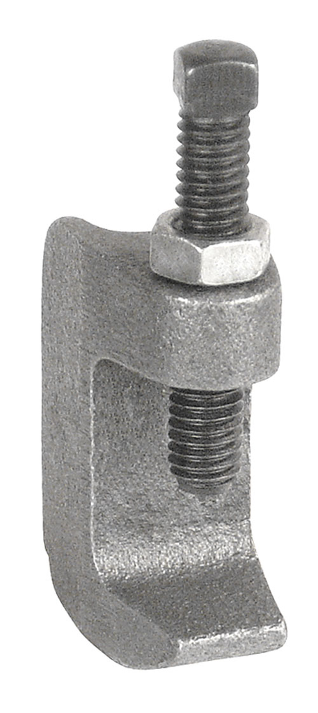 Product image for Garvin MFC-3816 3/8-16 w/ 1-1/4" Jaw Opening Reversible Beam Clamp, Malleable Iron
