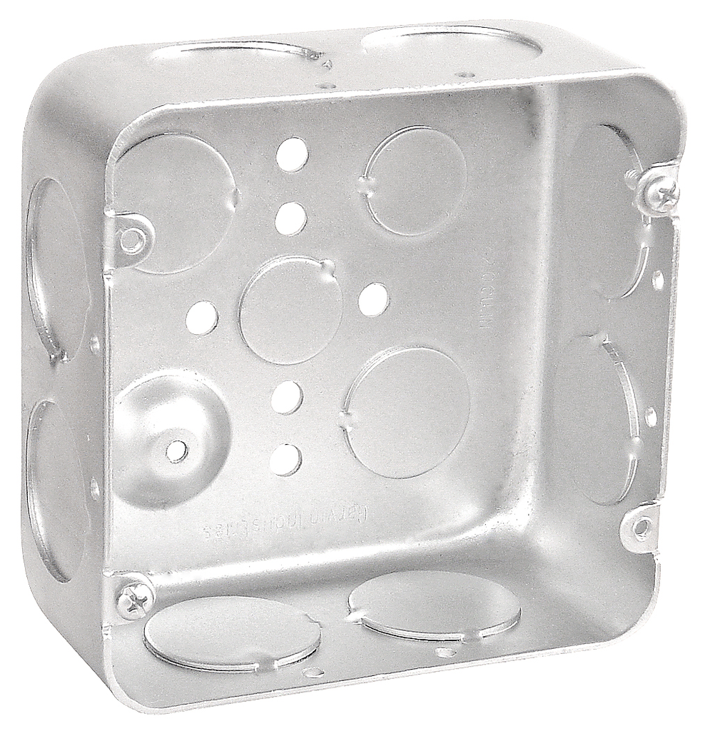 Product image for Garvin Industries 72171-1 4-11/16 Inch Square 1 Inch Knockout Junction Box