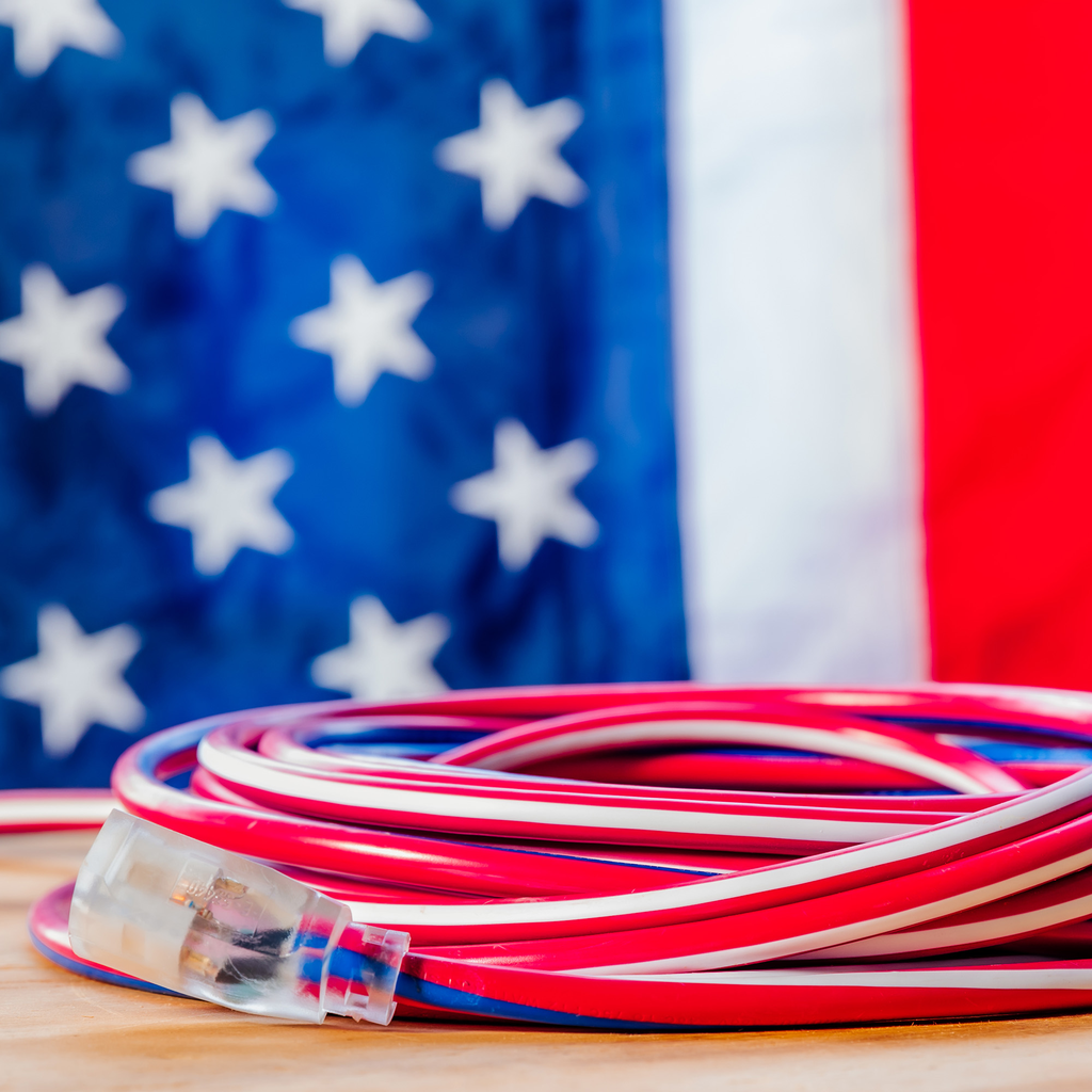 2549SWUSA1 - 100-Feet Contractor Grade 12/3 Lighted End American Made Cord