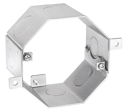 Product image for Garvin OCR-250 Octagonal Concrete Box, 2-1/2" Deep (4) 1/2" KO, (4) 3/4" KO