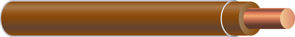 Product image for MC-A High Voltage Cable 10/4 Solid (Brown,Orange,Yellow,Gray) w/Ground, Aluminum Armor, 277/480V, 1000ft Reel