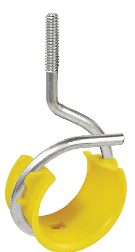 Product image for Garvin BR-200-WH Bridle Ring 2" w/ Saddle 1/4-20 Screw Threaded Leg