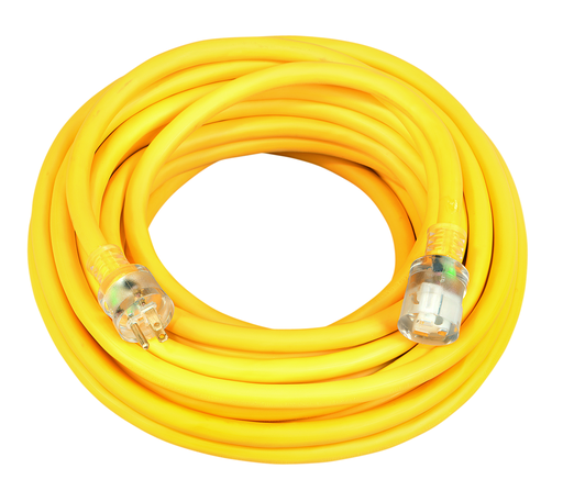 2689SW0002 - Southwire 2689SW0002 10/3 Extra Heavy-Duty 15-Amp SJTW High Visibility General Purpose Extension Cord with Lighted End, 100