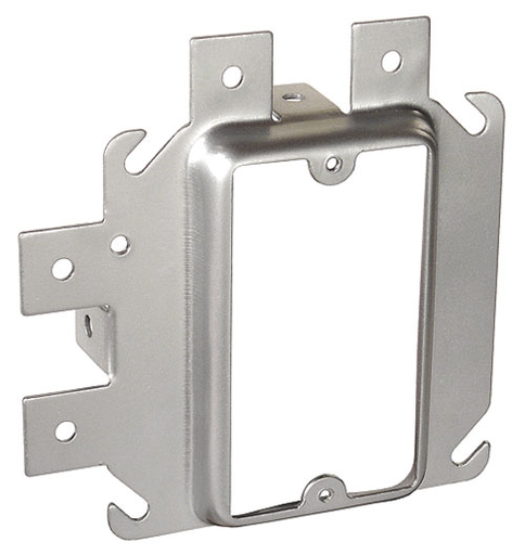 SLR-158 - Four Square Raised 1-Gang Prefab Box Mount Ring, 5/8" Drywall, 25 Pak