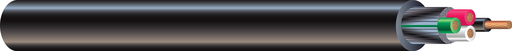 SJO103C250 - 55812504 Flexcord 10/3, SJOOW, 90C, Black, 250C