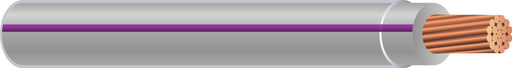 Product image for Southwire 58020105 THHN #10 Solid Copper GRAY w/PURPLE Stripe Wire (1250ft SIMpull CoilPAK™)