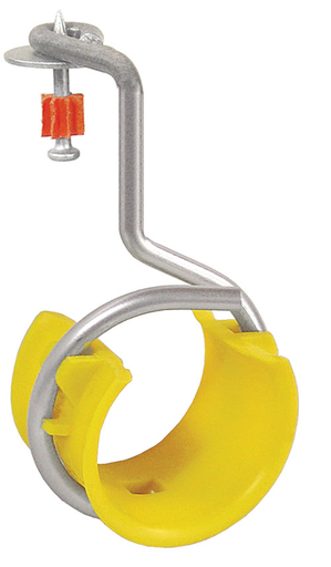 Product image for Garvin BR-150-SSCWH Bridle Ring 1-1/2" Loop w/ Saddle Preassembled Nail & Washer