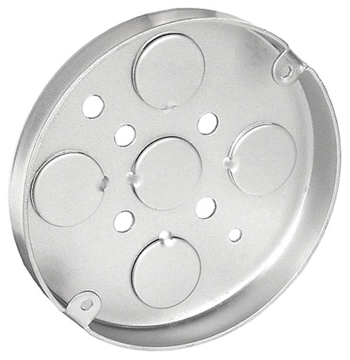 56111 - 4" Round Pan Box, 1/2" Deep, 5 1/2" Knockouts
