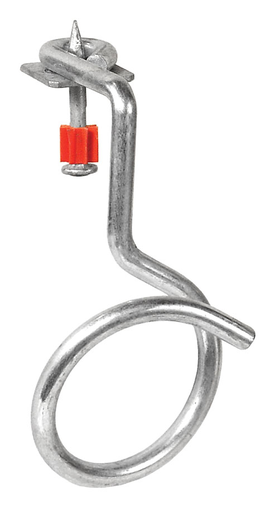 Product image for Garvin BR-150-SSC 1-1/2" Loop Bridle Ring w/ Concrete Nail, Zinc Plated Steel