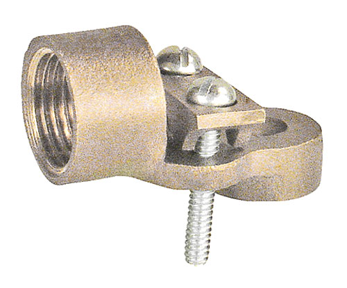 Product image for Garvin H50 1/2" Grounding Clamp Threaded Hub w/ Steel Screw