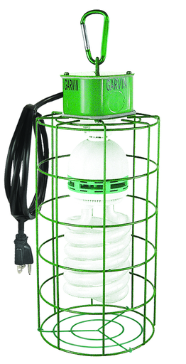 Product image for Garvin TL105CFW Job Site Work Light, 105W CFL Lamp, 6ft Cord