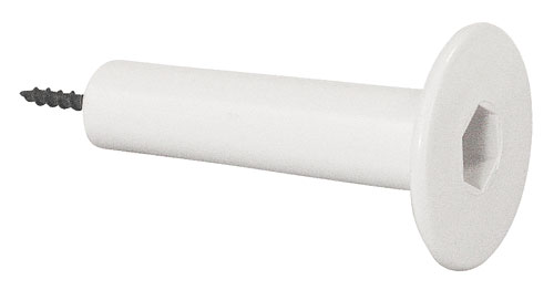 Product image for Garvin WDSWS Backboard Wire Distribution Spool w/ Wood Screw, White