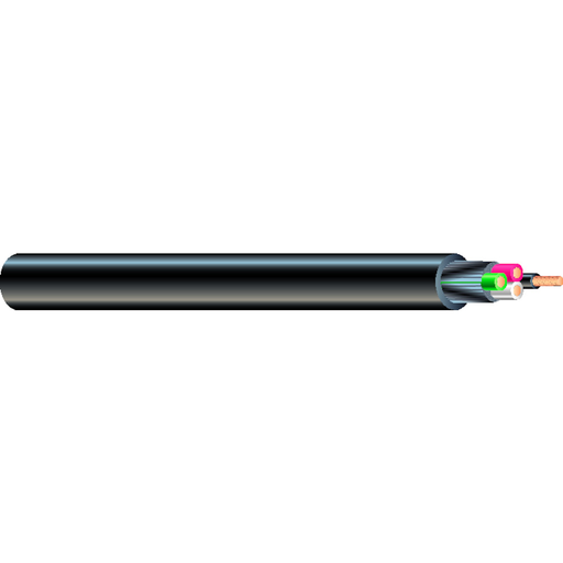 SEOOW Portable Cord, 10 AWG, 104 Strand, 5C, TPE, Black