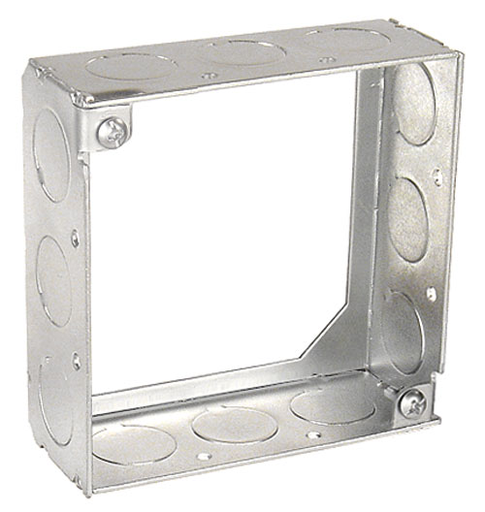 53151-1/2 - 53151-1/2 - Four Square Extension Ring Welded 1-1/2" Deep (12) 1/2" KOs, 50 Pak