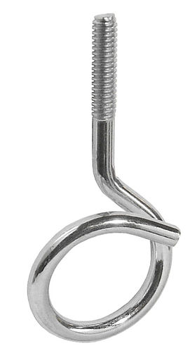 Product image for Garvin BR-125 Bridle Ring 1-1/4" Loop 1/4-20 Machine Screw Threaded Leg