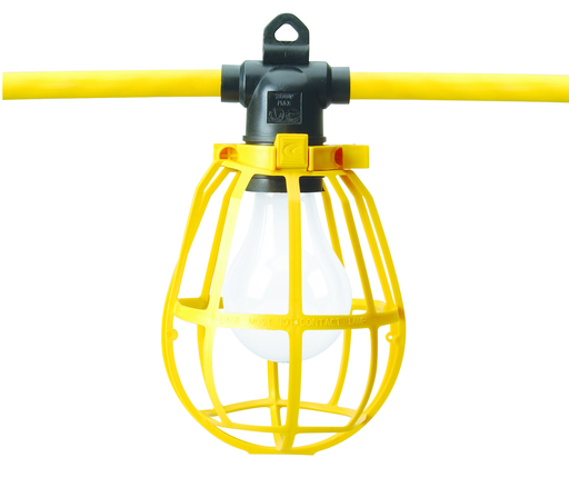 7548SW - 50' - 12/3, Heavy Duty String Light with Plastic Cage