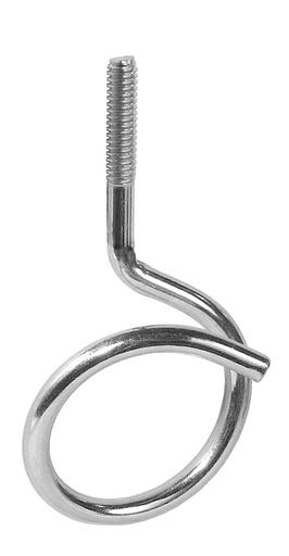 Product image for Garvin BR-150 Bridle Ring 1-1/2" Loop 1/4-20 Machine Screw Threaded Leg