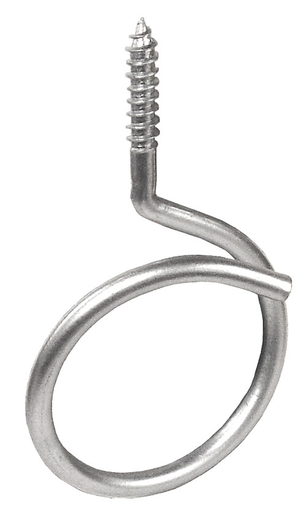 Product image for Garvin BR-150-WS Bridle Ring 1-1/2" Loop Wood Screw Thread