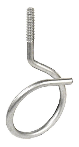Product image for Garvin BR-125-SS Stainless Steel Bridle Ring 1-1/4" Loop 1/4-20 Thread 316SS