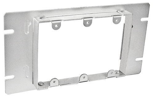 Product image for Garvin GBDC-343 3-Gang Multi-Gang Box Cover, 3/4" Raised