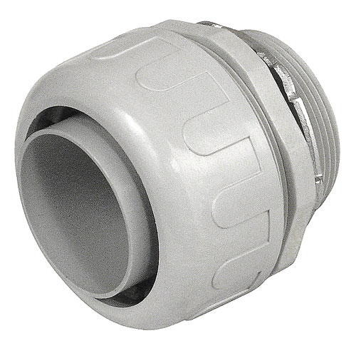 Product image for Garvin NMLT-125 1-1/4" PVC Straight Liquidtight Conduit Connector
