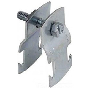 Product image for Superstrut 700-1/2-EG 1/2" Steel Pipe Strap w/ SilverGalv finish. For use with EMT