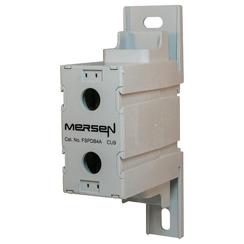 Product image for Mersen FSPDB4A 335amp 600VAC Finger-Safe Power Distribution Block (Aluminum Connector)