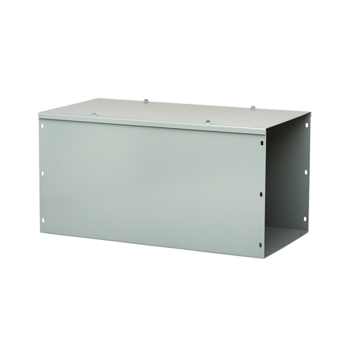 Hoffman F66T124GVP 6" x 6" x 24" Lay-In NEMA Type 1 Painted Flat Cover Wireway, Straight Section, Steel Product image for Hoffman F66T124GVP 6" x 6" x 24" Lay-In NEMA Type 1 Painted Flat Cover Wireway, Straight Section, Steel