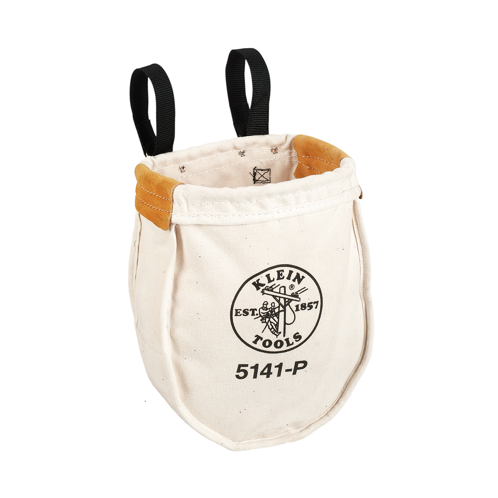 Product image for Klein 5141P Tool Bag, Canvas Utility Bag, Loop Connection, 10 x 5 x 12"