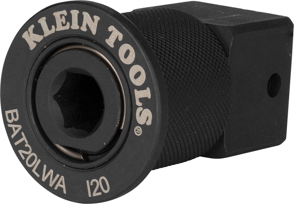 Product image for Klein BAT20LWA 7/16" Adapter for 90-Degree Impact Wrench