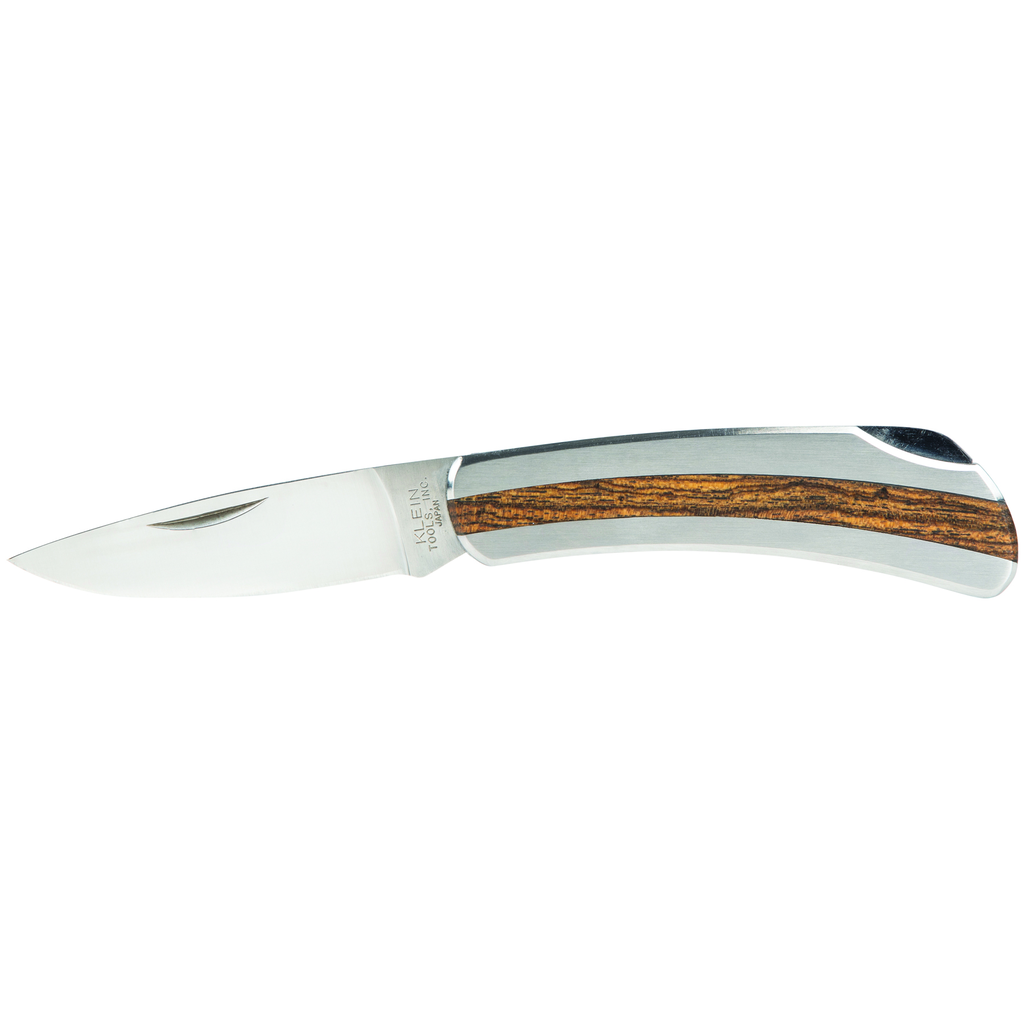 Product image for Klein 44034 Stainless Steel Pocket Knife 3" Steel Blade