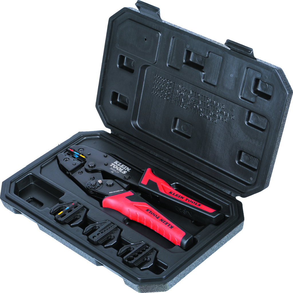 Product image for KLEIN 3000CRKIT Ratcheting Crimper
