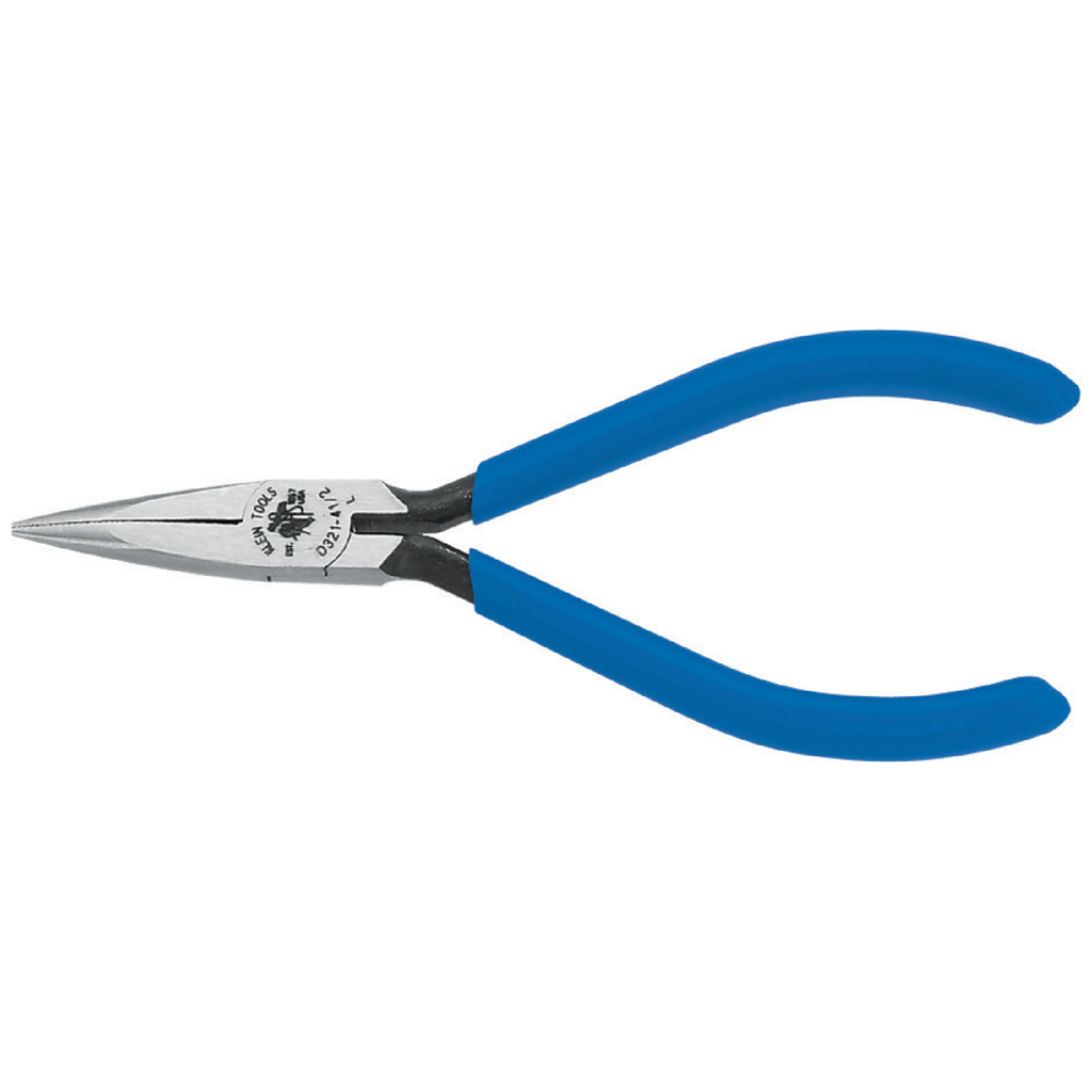 Klein D321-41/2C Electronics Pliers, Slim Needle Nose, Spring-Loaded, 5" Product image for Klein D321-41/2C Electronics Pliers, Slim Needle Nose, Spring-Loaded, 5"